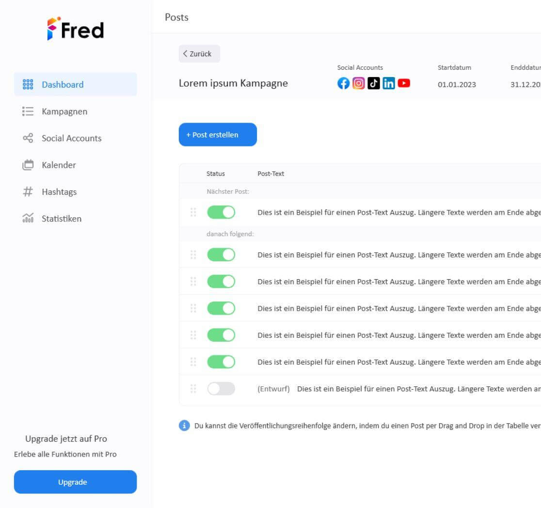 Fred | Social Media Management For Professionals